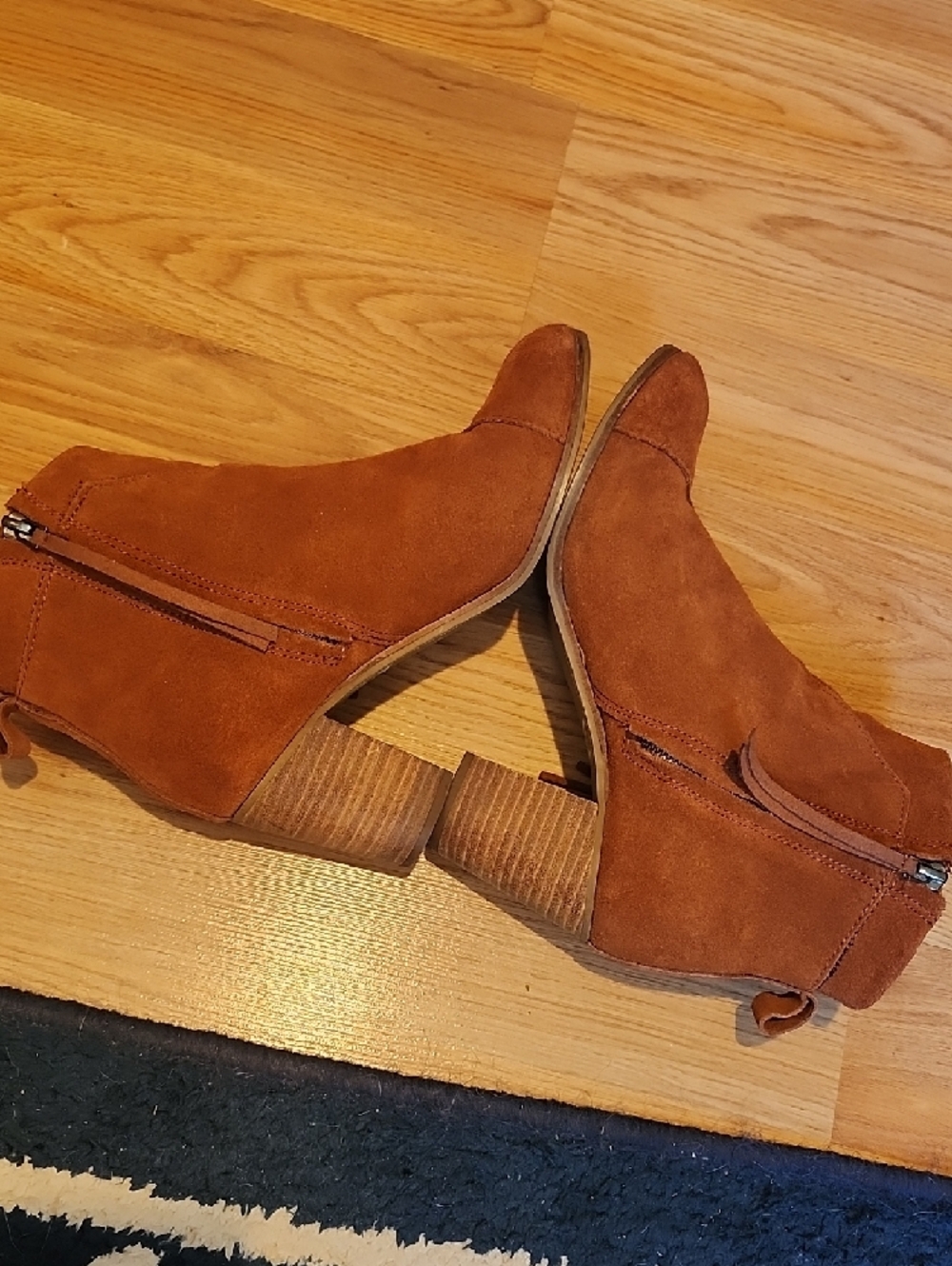 Toms Women’s Suede Fringe Ankle Boots - Chestnut Brown - Picture 7 of 12